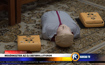 MEGÉRKEZTEK AZ ÚJ DEFIBRILLÁTOROK