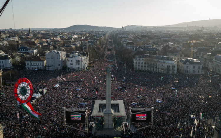 Március 15. - Magyar Péter: a hazánk a Nyugat része