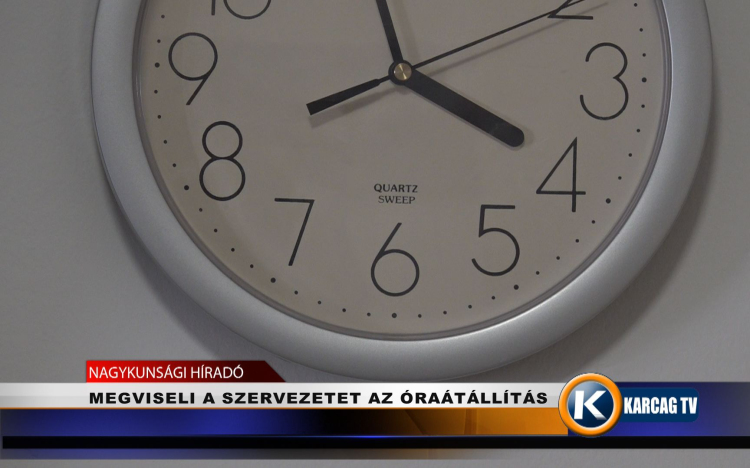 MEGVISELI A SZERVEZETET AZ ÓRAÁTÁLLÍTÁS