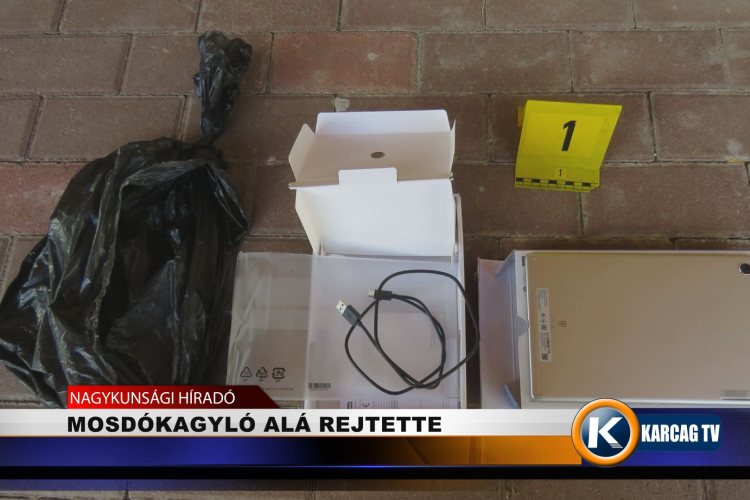 MOSDÓKAGYLÓ ALÁ REJTETTE 