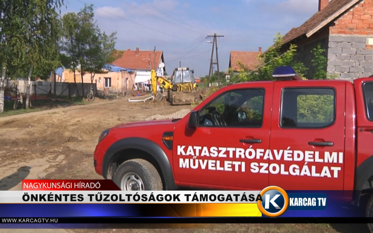 Önkéntes tűzoltóságok támogatása