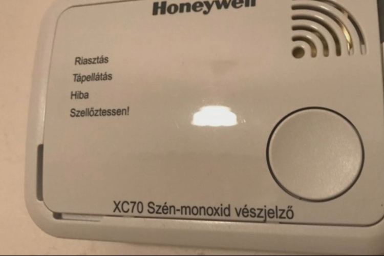 Ismét életet mentett a szén-monoxid-érzékelő