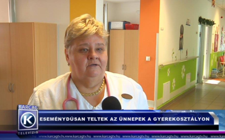 ESEMÉNYDÚSAN TELTEK AZ ÜNNEPEK A GYEREKOSZTÁLYON