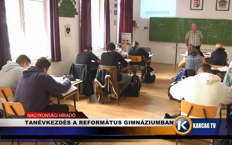 TANÉVKEZDÉS A REFORMÁTUS GIMNÁZIUMBAN