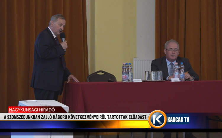 A SZOMSZÉDUNKBAN ZAJLÓ HÁBORÚ KÖVETKEZMÉNYEIRŐL TARTOTTAK ELŐADÁST