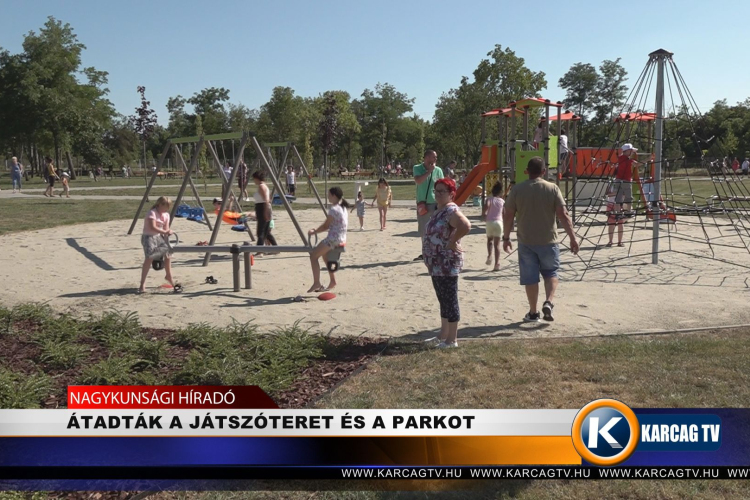 ÁTADTÁK A JÁTSZÓTERET ÉS A PARKOT