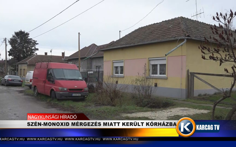 SZÉN-MONOXID MÉRGEZÉS MIATT KERÜLT KÓRHÁZBA