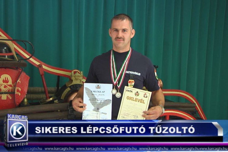 SIKERES LÉPCSŐFUTÓ TŰZOLTÓ