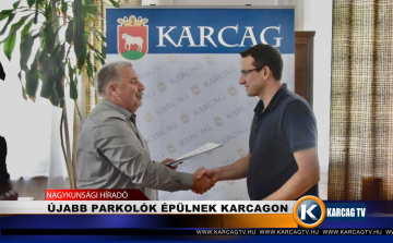 ÚJABB PARKOLÓK ÉPÜLNEK KARCAGON
