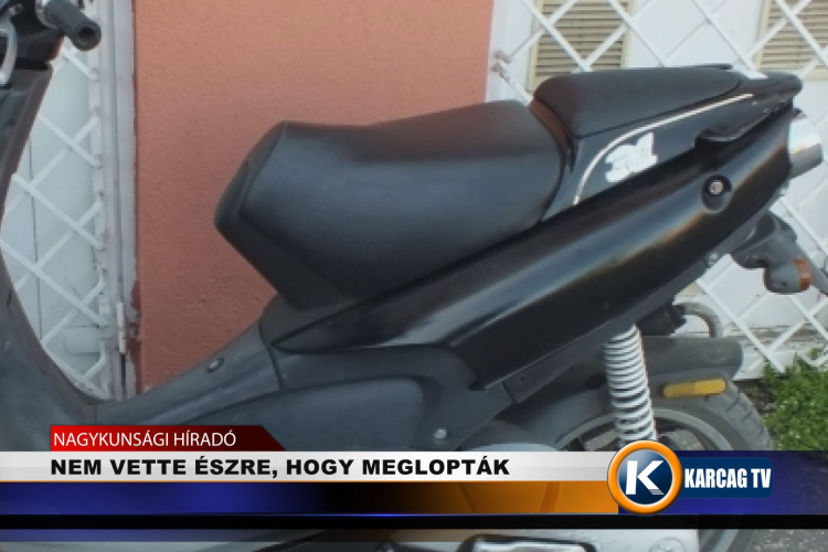 NEM VETTE ÉSZRE, HOGY MEGLOPTÁK 