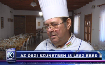 AZ ŐSZI SZÜNETBEN IS VAN EBÉD