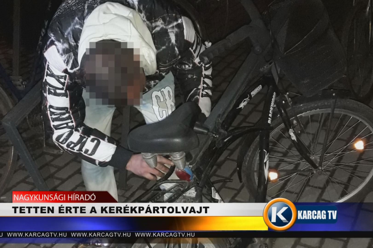 TETTEN ÉRTE A KERÉKPÁRTOLVAJT