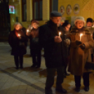 Meggyújtották az első adventi gyertyát