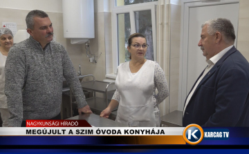 MEGÚJULT A SZIM ÓVODA KONYHÁJA