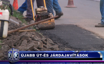 ÚJABB ÚT-ÉS JÁRDAJAVÍTÁSOK