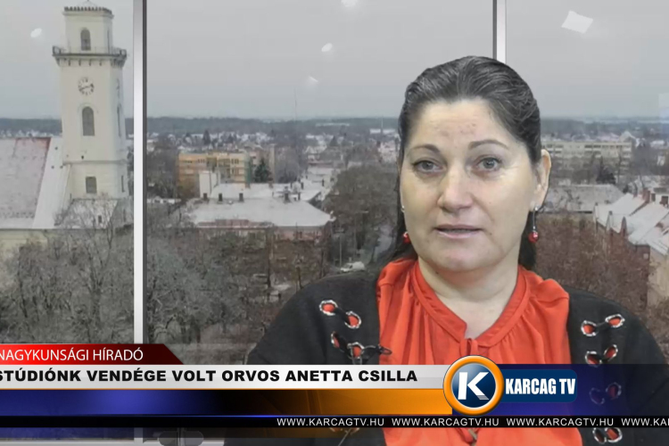 STÚDIÓNK VENDÉGE VOLT ORVOS ANETTA CSILLA, A MAGYAR VÖRÖSKERESZT KARCAGI TERÜLETI VEZETŐJE