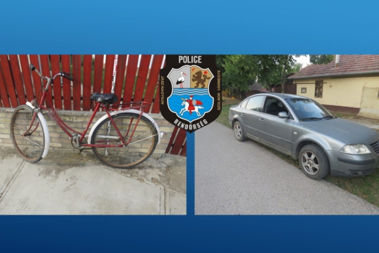 KERÉKPÁRRAL ÉRKEZETT, GÉPKOCSIVAL TÁVOZOTT