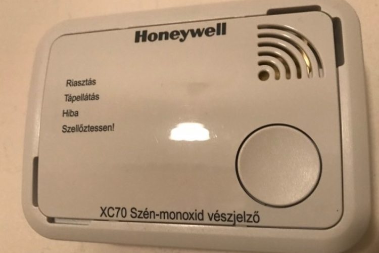  A hétvégén is életet mentett a szén-monoxid érzékelő