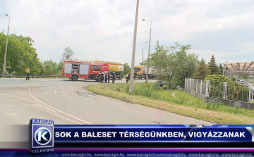 Sok a baleset térségünkben, vigyázzanak!