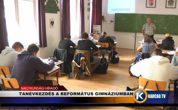 TANÉVKEZDÉS A REFORMÁTUS GIMNÁZIUMBAN