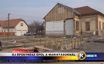 ÚJ ÉPÜETRÉSZ ÉPÜL A MARISTÁSOKNÁL