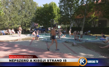NÉPSZERŰ A KISÚJI STRAND IS