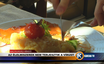 AZ ÉLELMISZEREK NEM TERJESZTIK A VÍRUST