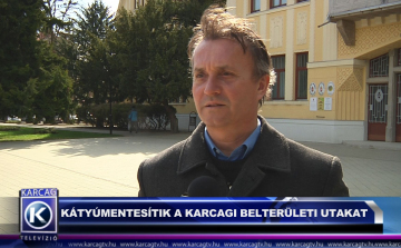 KÁTYÚMENTESÍTIK A KARCAGI BELTERÜLETI UTAKAT