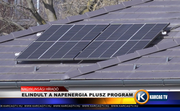 ELINDULT A NAPENERGIA PLUSZ PROGRAM