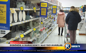 DÜBÖRÖG A KARÁCSONYI NAGYBEVÁSÁRLÁS