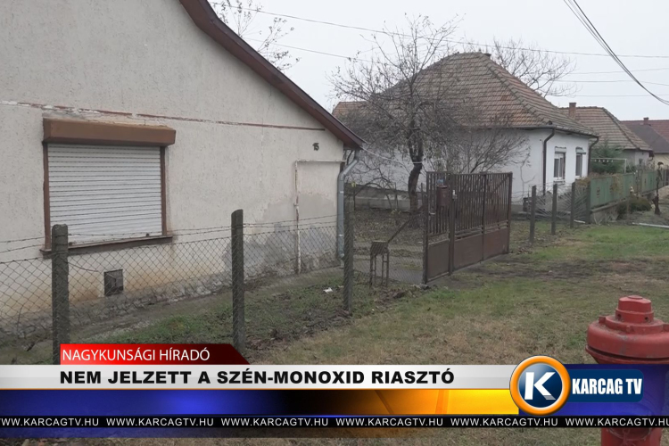 NEM JELZETT A SZÉN-MONOXID RIASZTÓ