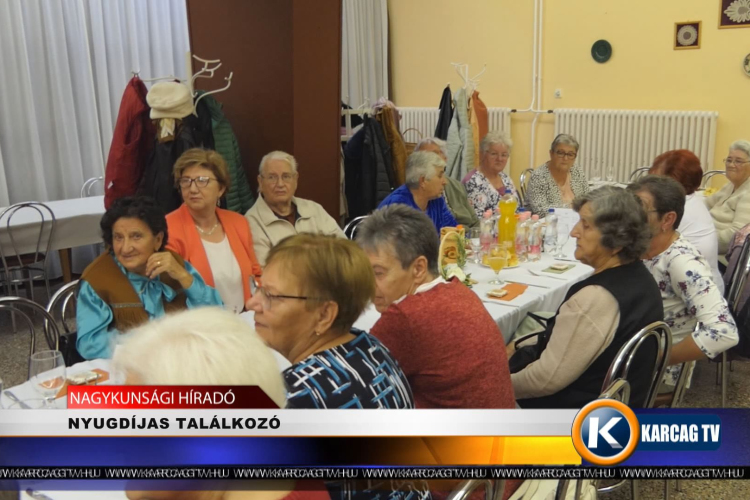  NYUGDÍJAS TALÁLKOZÓ